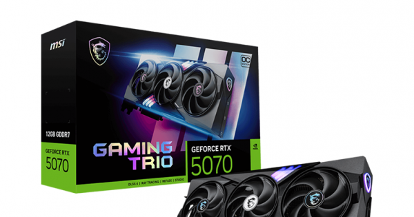 MSI GeForce RTX™ 5070 12G GAMING TRIO OC Graphics Card